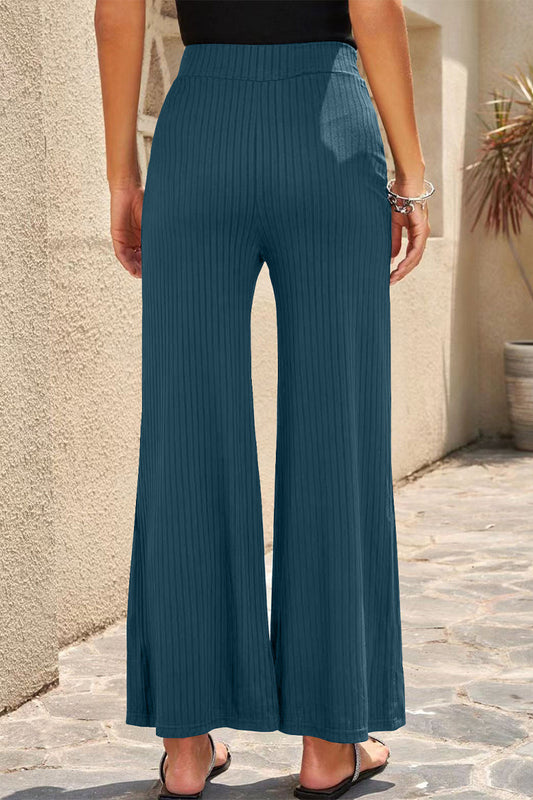LP | Pantaloni casual a vita media dritti a tinta unita (6 colori)