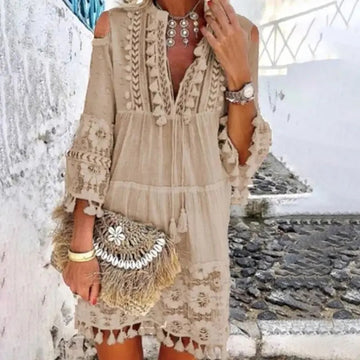 LP | Mini abito in pizzo boho