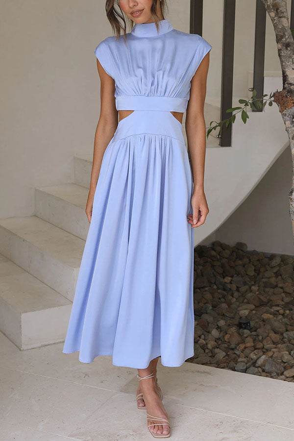 LP | Abito midi con cut-out e tasche