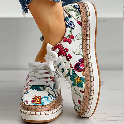 LP | Scarpe da ginnastica semplici con fiori