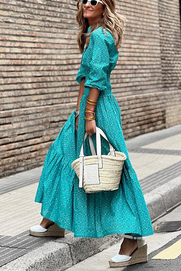 LP | Special Treat Maxi abito stampato con elastico in vita