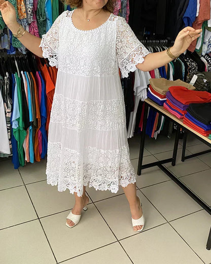 LP | Abito midi in pizzo senza tempo
