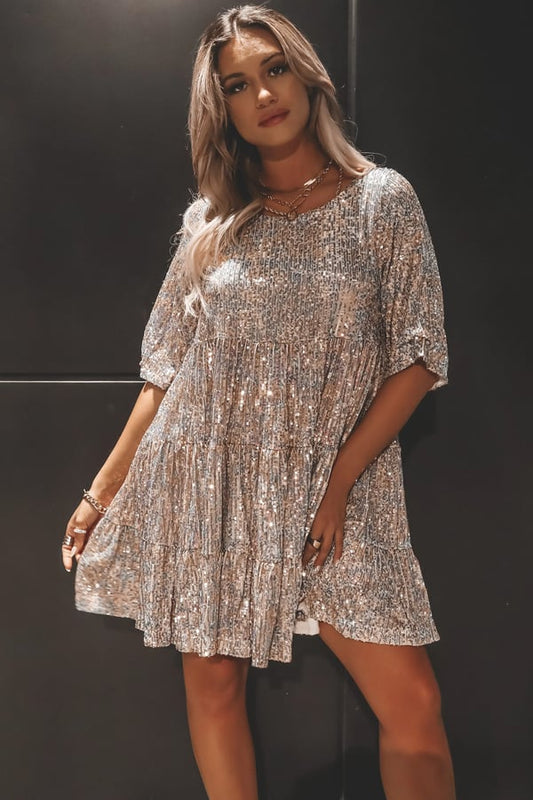 LP | Mini abito scintillante in paillettes