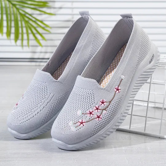 LP | Day 49% OFF - Scarpe da ginnastica da passeggio casual con ricamo a maglia da donna