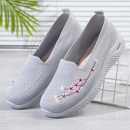LP | Day 49% OFF - Scarpe da ginnastica da passeggio casual con ricamo a maglia da donna