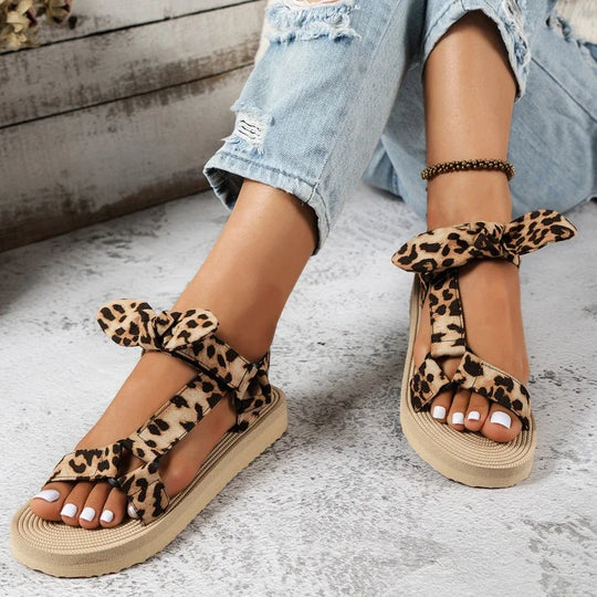 LP | | Sandali eleganti con stampa leopardo