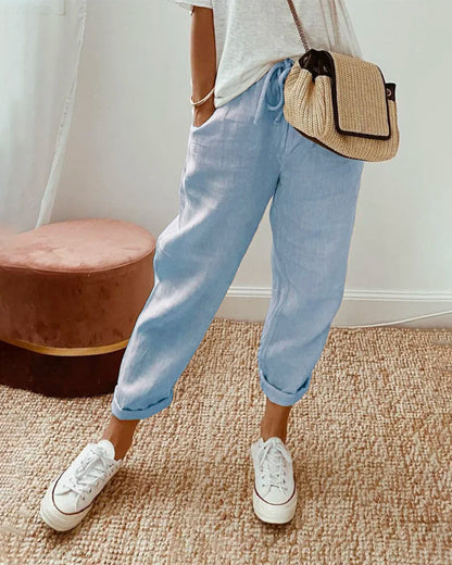 LP | Pantaloni di corda arrotolati