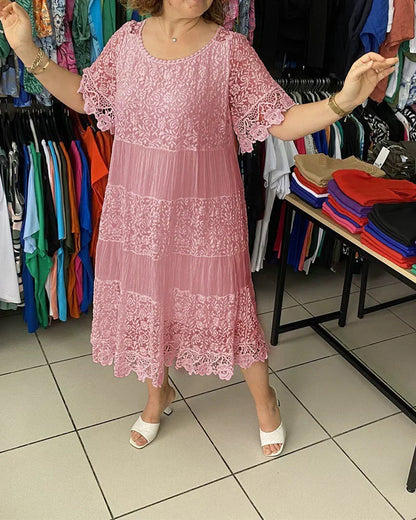LP | Abito midi in pizzo senza tempo