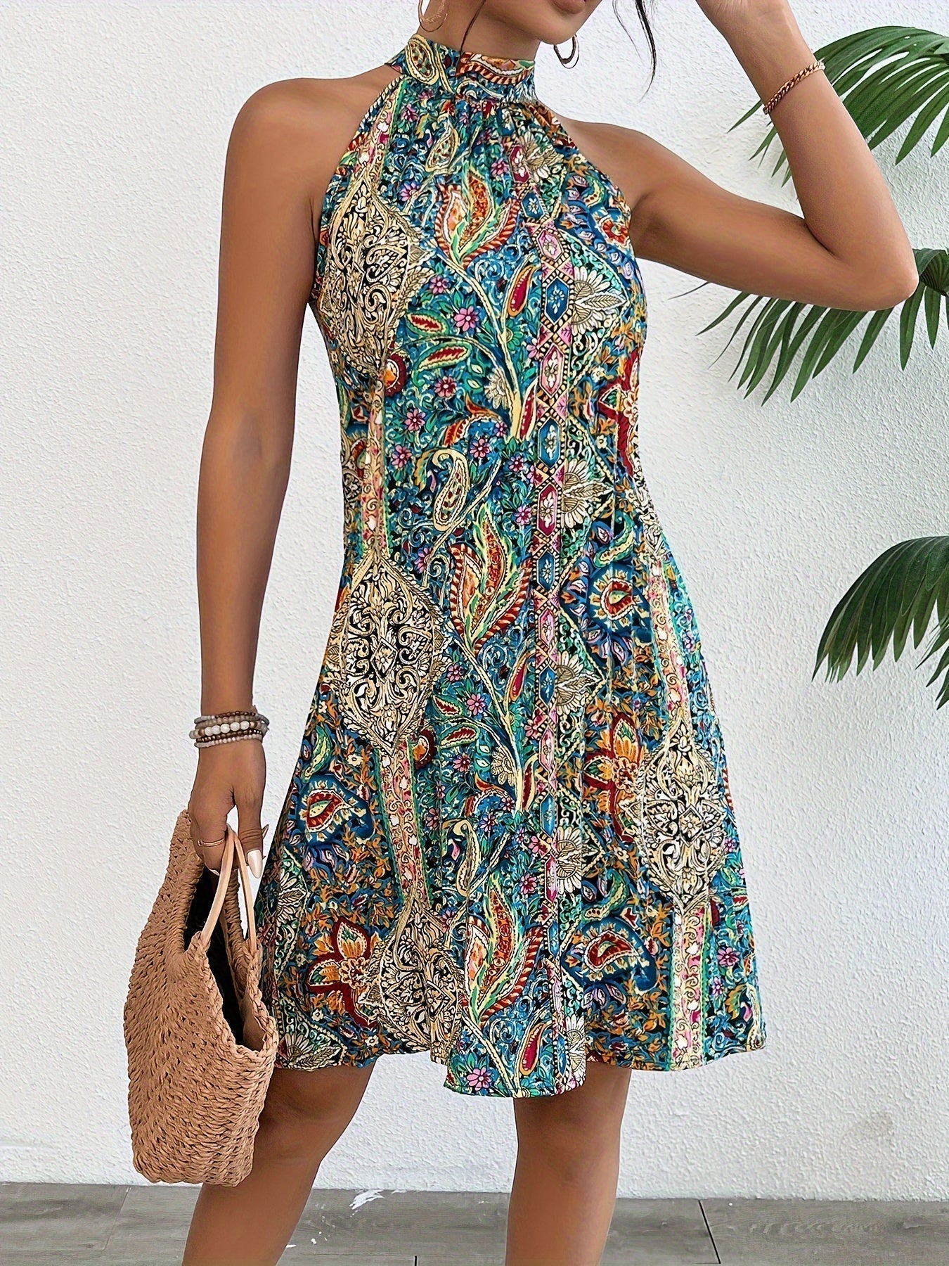 LP | Mini abito con aletta in stile bohémien