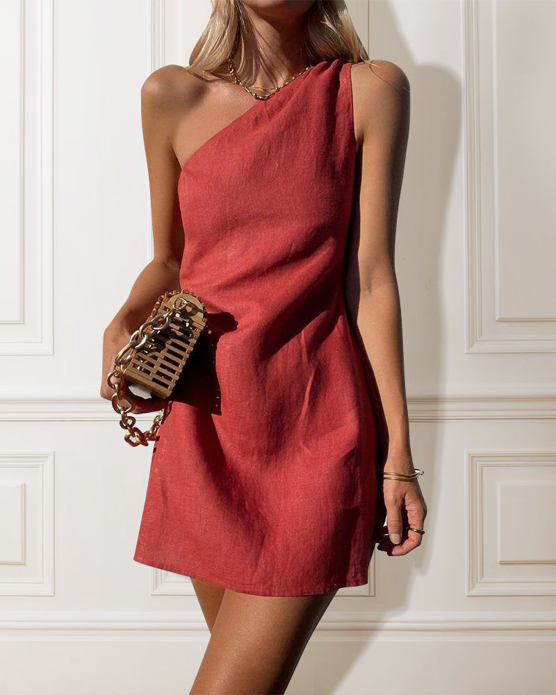 LP | Mini abito chic con collo alto