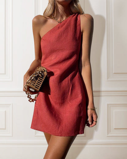 LP | Mini abito chic con collo alto