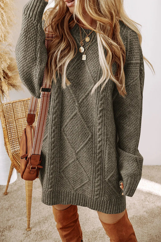 LP | Abito da donna con scollo rotondo e pinces