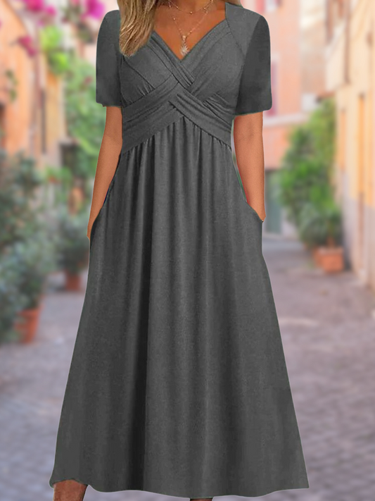 LP | Abito midi con tasche laterali