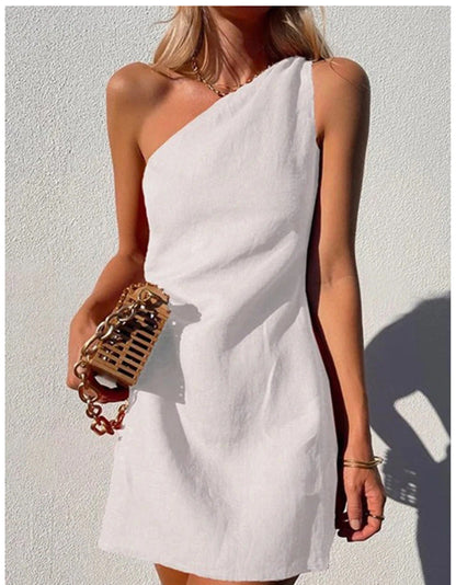LP | Mini abito chic con collo alto