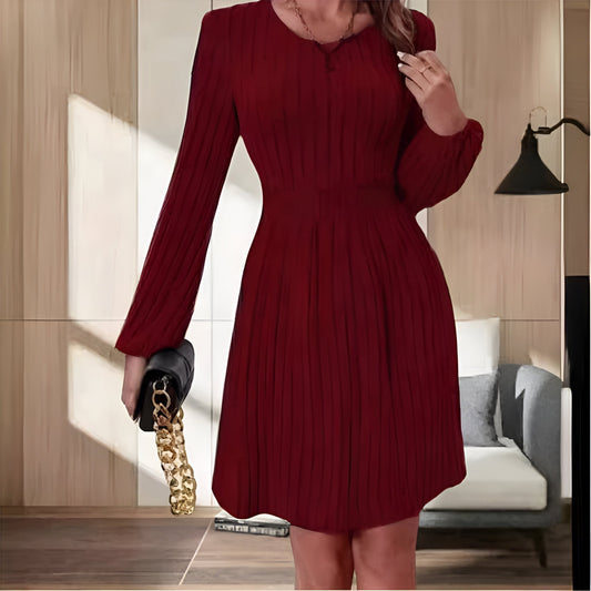 LP | Elegante abito midi in maglia