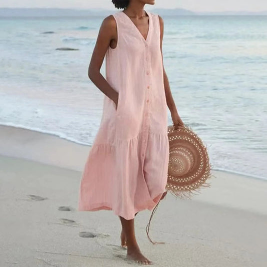 LP | elegante abito midi estivo per le donne