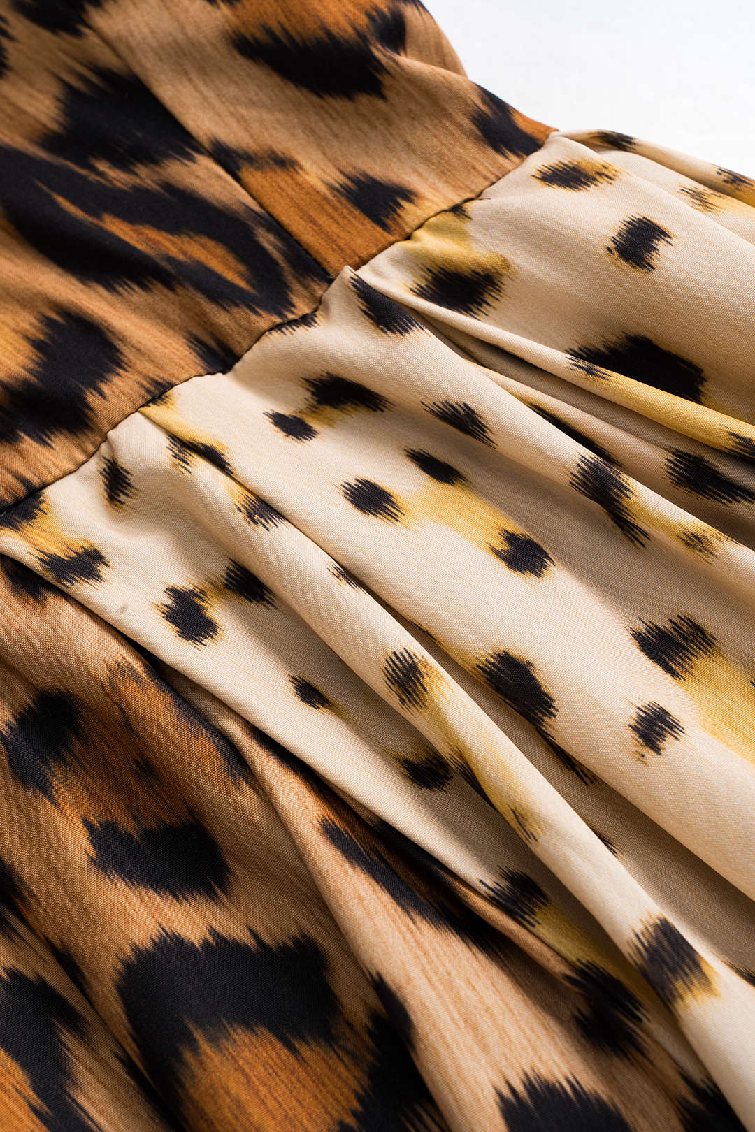 LP | Vestito midi con stampa leopardo