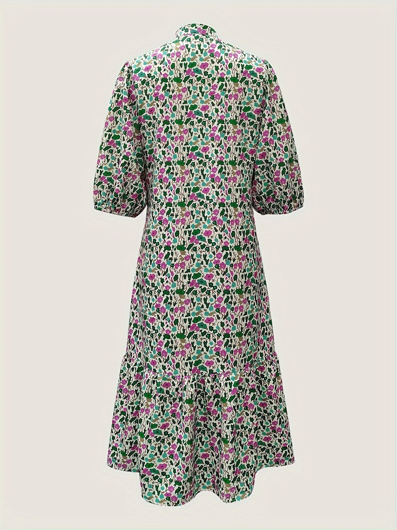 LP | abito midi verde elegante da donna