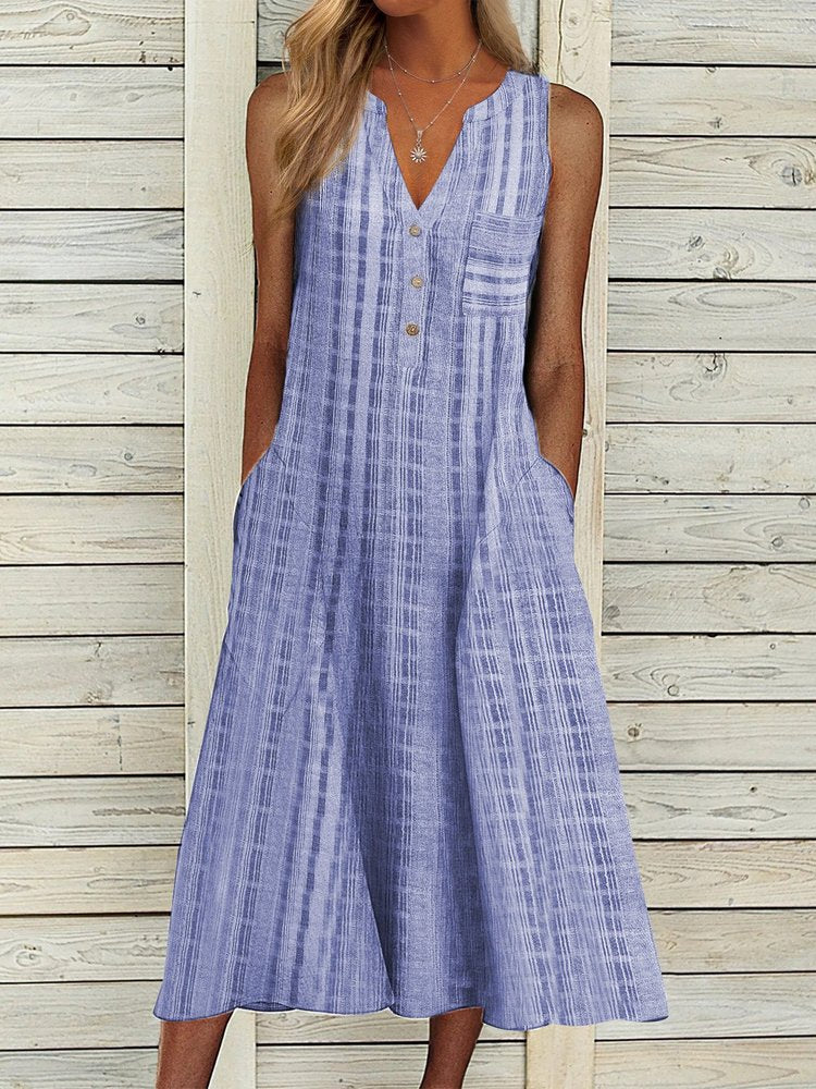 LP | Abito midi casual geometrico