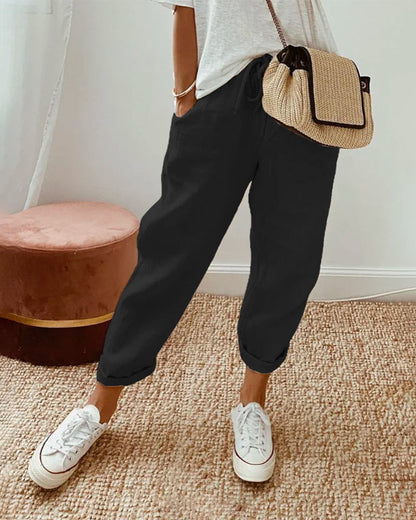 LP | Pantaloni di corda arrotolati
