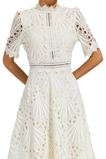 LP | Abito midi in pizzo elegante per donna