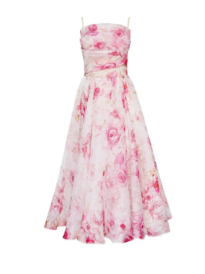 LP | Elegante abito midi da donna con vestibilità strutturata