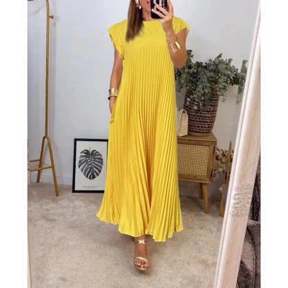 LP | Maxi abito elegante a pieghe