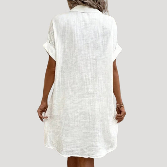 LP | Mini abito da donna con camicia abbottonata
