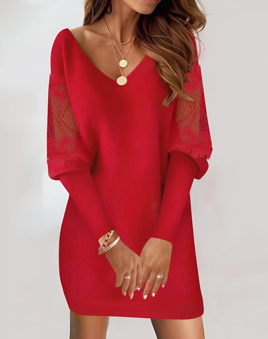 LP | Abito midi elegante con maniche lunghe