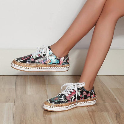 LP | Scarpe da ginnastica semplici con fiori