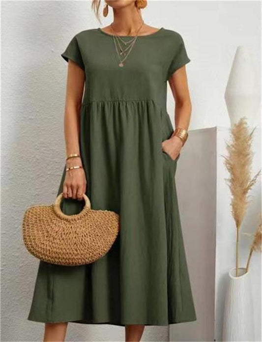 LP | Elegante abito midi dalla vestibilità rilassata