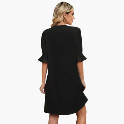 LP | Abito midi da donna con scollo a V e mezze maniche per l'estate