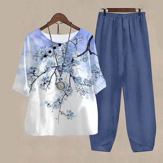 LP | Camicetta e pantaloni eleganti e di tendenza