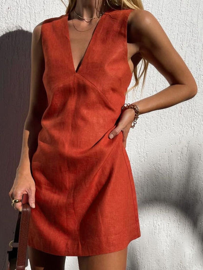 LP | Mini abito elegante con scollo a V per le donne