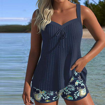 LP | Tankini Pantaloncini da bagno a due pezzi a righe
