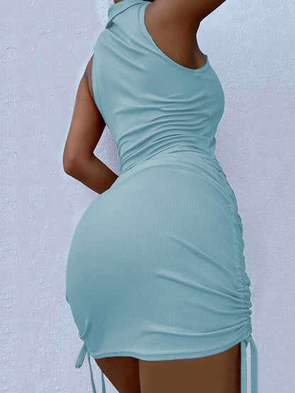 LP | Polo - Mini abito bodycon con scollo a V