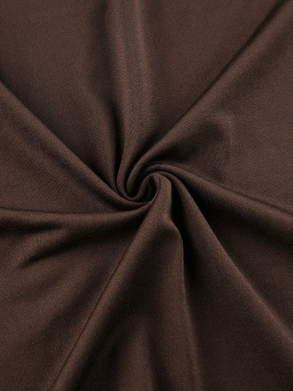 LP | Mini abito vintage marrone con sottoveste