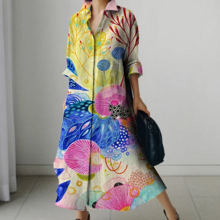 LP | Abito camicia elegante per donna