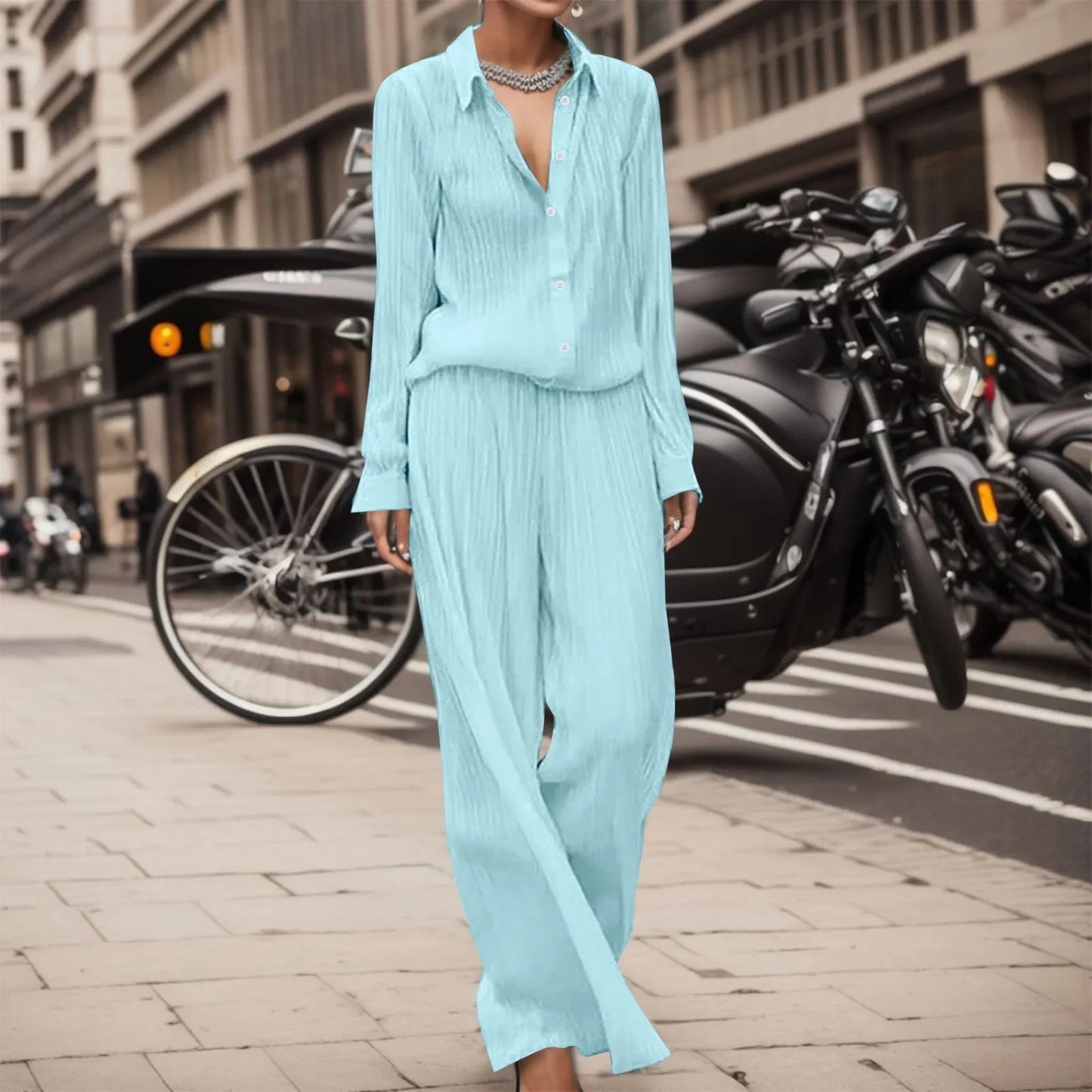 LP | Camicetta e pantaloni eleganti e leggeri