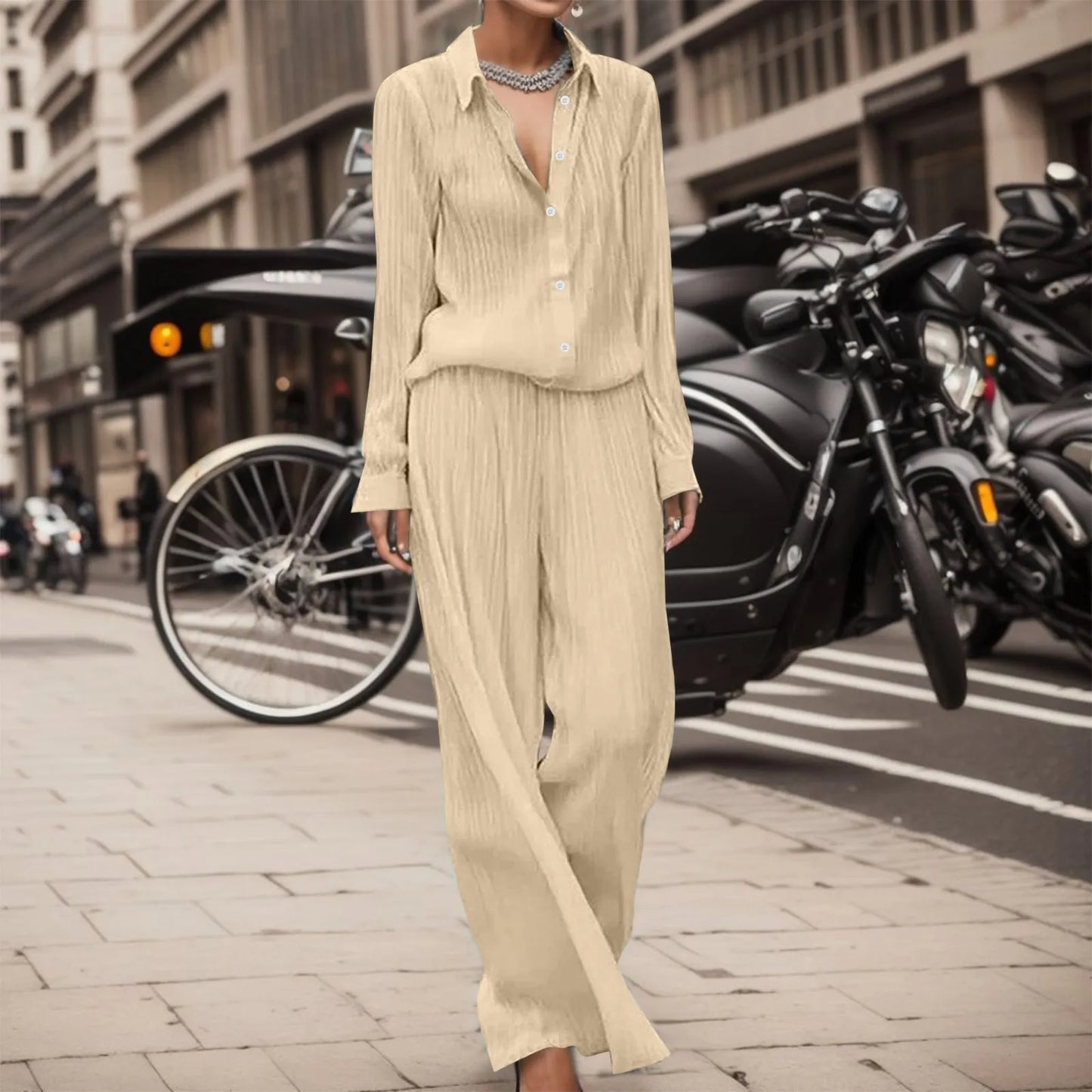 LP | Camicetta e pantaloni eleganti e leggeri