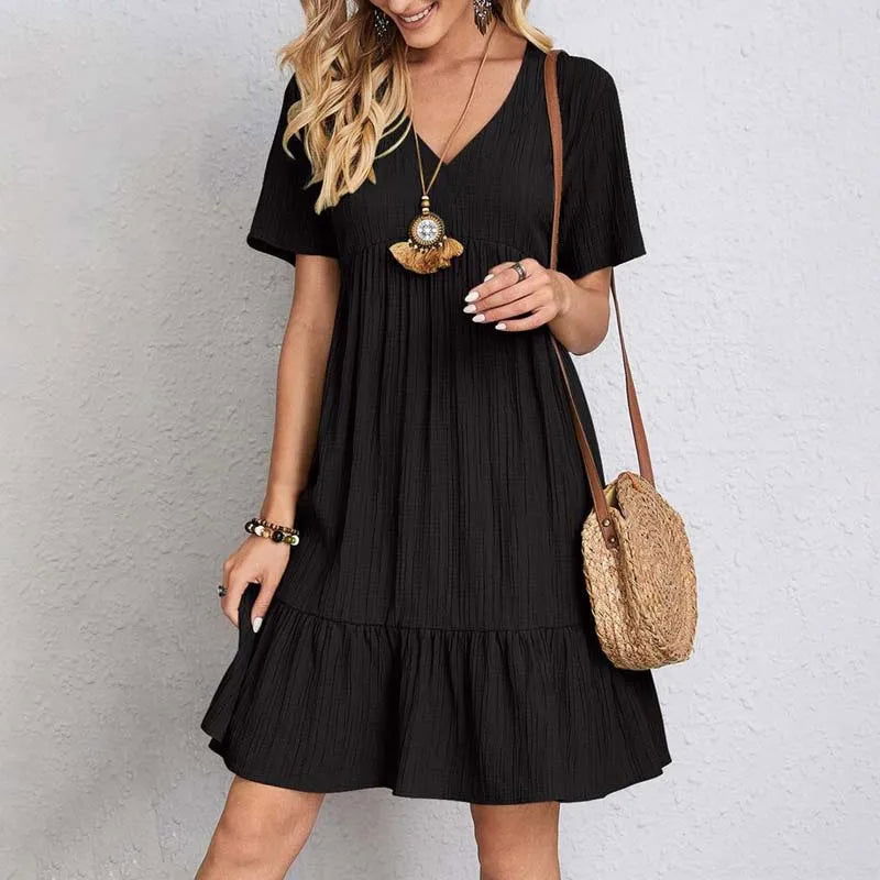 LP | Chic e accogliente: mini abito con scollo a V di ALIRA