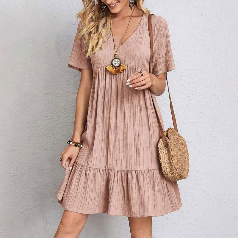 LP | Chic e accogliente: mini abito con scollo a V di ALIRA