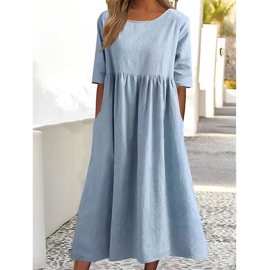 LP | Abito midi unicolore