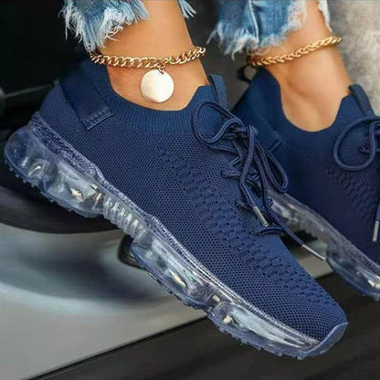 LP | Scarpe da ginnastica casual con suola e lacci trasparenti