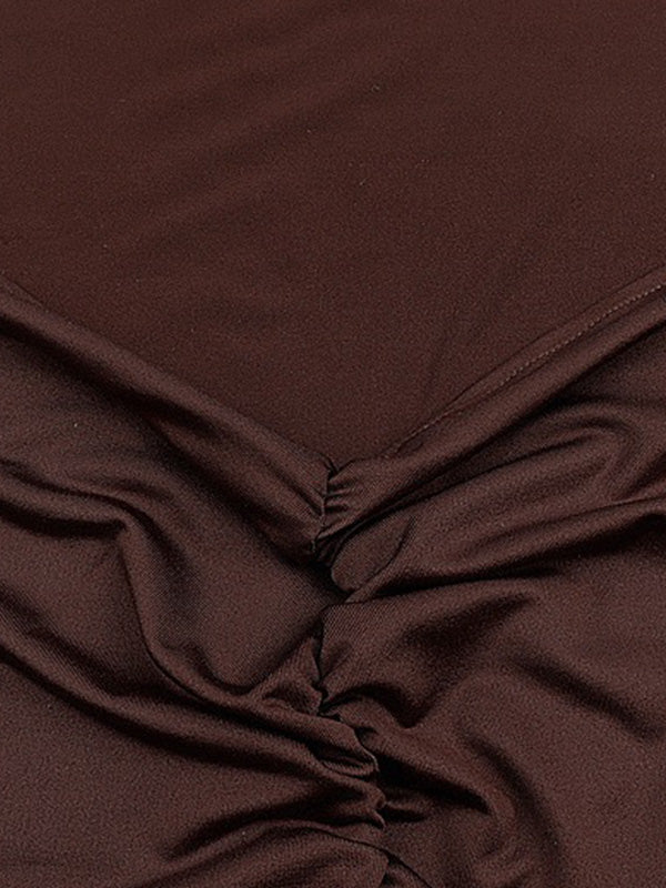LP | Abito midi bodycon slip aperto sul retro