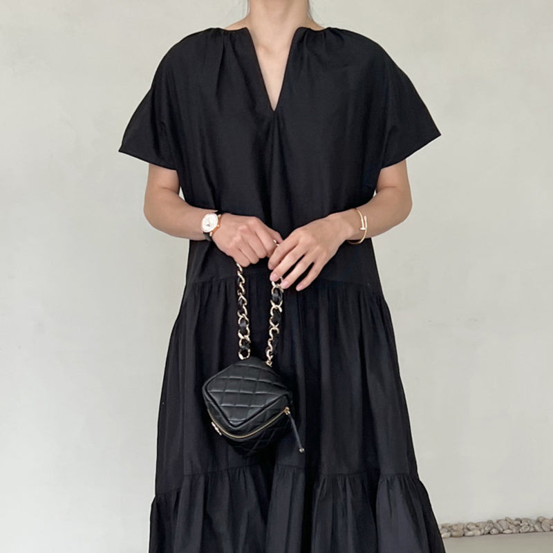 LP | Abito midi con balze