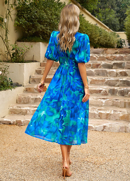 LP | Abito midi con fantasia floreale