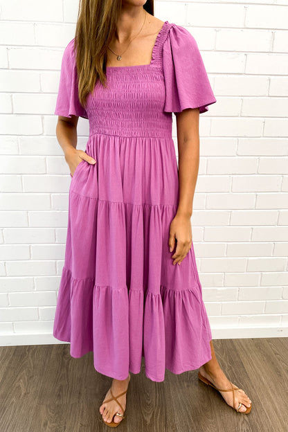 LP | Abito midi femminile senza spalline
