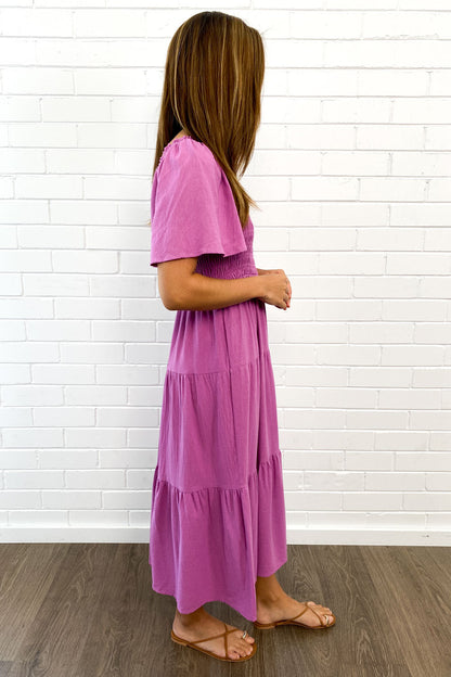 LP | Abito midi femminile senza spalline