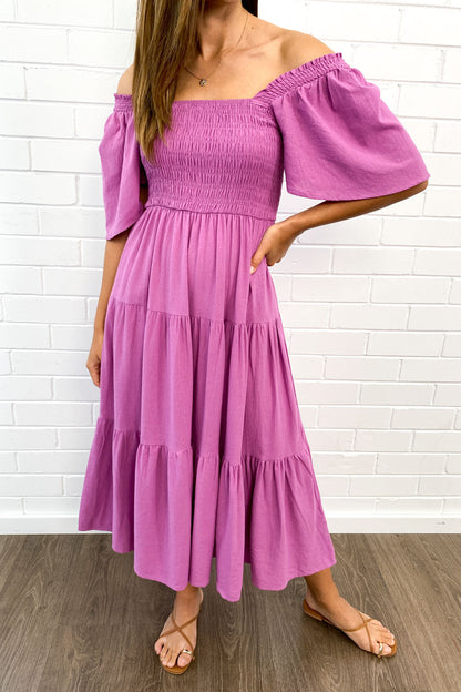 LP | Abito midi femminile senza spalline
